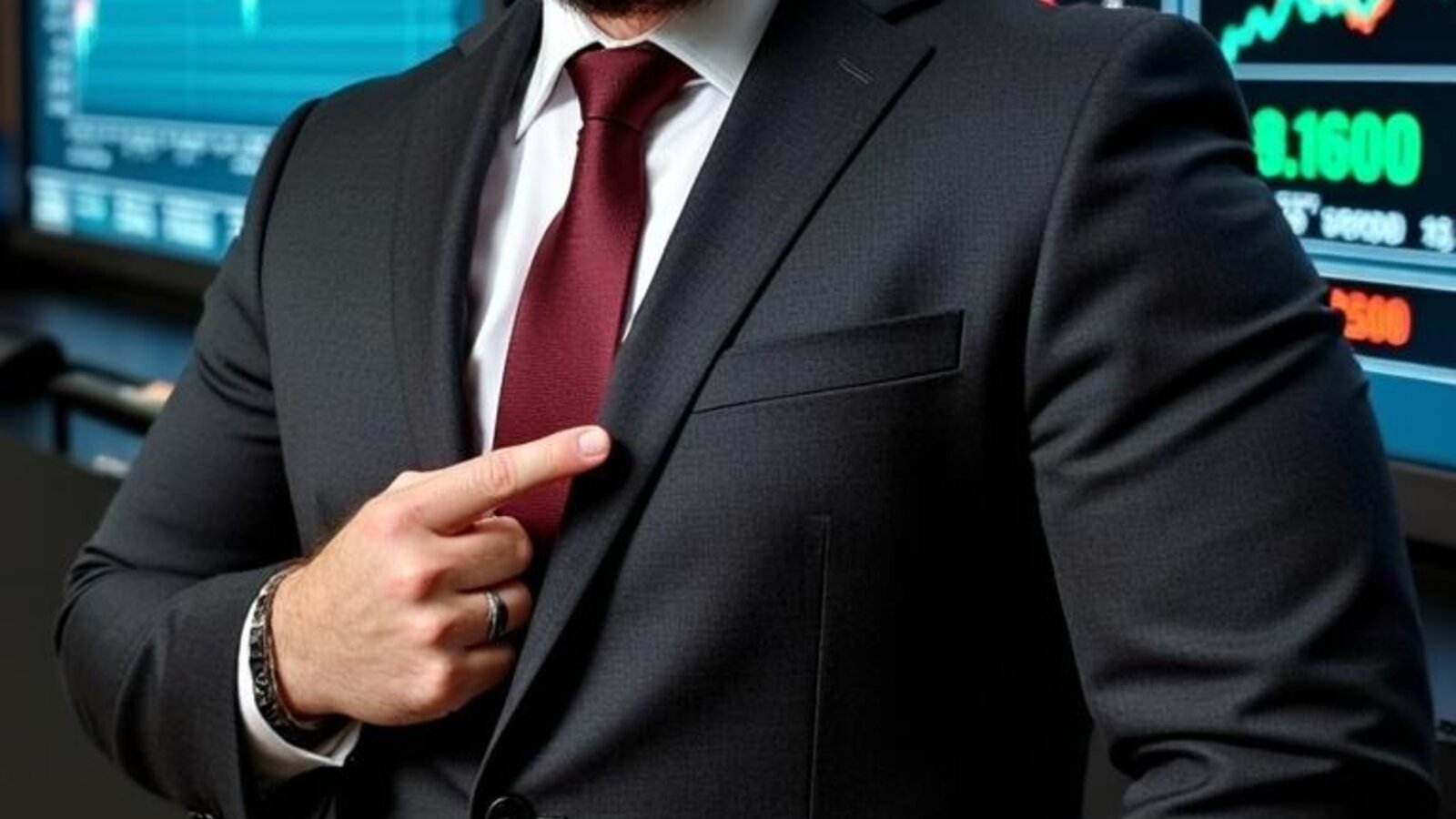 Pantallas de mercado financiero